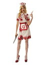 Womens Bloody Nurse コスチューム レディース コスプレ 衣装 女性 仮装 女性用 イベント パーティ 学芸会 ギフト プレゼント