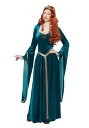 Women's Lady Guinevere Teal コスチューム レディース コスプレ 衣装 女性 仮装 女性用 イベント パーティ 学芸会 ギフト プレゼント(3)