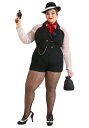 Women's 大きいサイズ Gangster Gal コスチューム レディース コスプレ 衣装 女性 仮装 女性用 イベント パーティ 学芸会 ギフト プレゼント