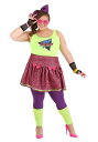Women's 大きいサイズ 1980年代 Rad コスチューム レディース コスプレ 衣装 女性 仮装 女性用 イベント パーティ 学芸会 ギフト プレゼント
