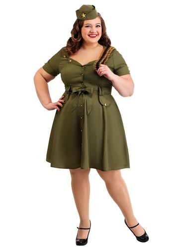 Women's 大きいサイズ Vintage Combat Cutie レディース コスプレ 衣装 女性 仮装 女性用 イベント パーティ 学芸会 ギフト プレゼント