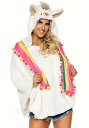 Women's Llama Poncho レディース コスプレ 衣装 女性 仮装 女性用 イベント パーティ 学芸会 ギフト プレゼント