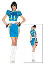 Street Fighter Chun-Li Womens コスチューム レディース コスプレ 衣装 女性 仮装 女性用 イベント パーティ 学芸会 ギフト プレゼント