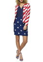 Stars and Stripes Women's OppoSuit レディース コスプレ 衣装 女性 仮装 女性用 イベント パーティ 学芸会 ギフト プレゼ...