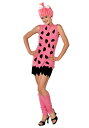 大人用 デラックス Pebbles Flintstone コスチューム レディース コスプレ 衣装 女性 仮装 女性用 イベント パーティ 学芸会 ギフト プレゼント