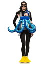 Diver and Octopus コスチューム | 子供 こども コスプレ 衣装 仮装 かわいい イベント 飾り おもしろ 学芸会 発表会 オシャレ ハロウイン パーティ カワイイ 小学生 キッズ ギフト プレゼント