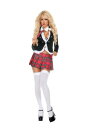 Uptown School 女の子 Womens コスチューム レディース コスプレ 衣装 女性 仮装 女性用 イベント パーティ 学芸会 ギフト プレゼント