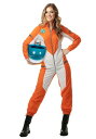 Women's 大きいサイズ 宇宙飛行士 Jumpsuit コスチューム レディース コスプレ 衣装 女性 仮装 女性用 イベント パーティ 学芸会 ギフト プ...