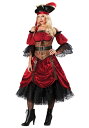 Swashbucklin' Scarlet コスチューム レディース コスプレ 衣装 女性 仮装 女性用 イベント パーティ 学芸会 ギフト プレゼント