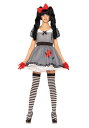 Women's Wind Me Up Dolly コスチューム レディース コスプレ 衣装 女性 仮装 女性用 イベント パーティ 学芸会 学芸会 ショー お遊戯会 二次会 忘年会 新年会 歓迎会 送迎会 出し物 余興 誕生日 発表会 ギフト プレゼント