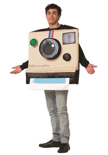 大人用 Instant Camera コスチューム メンズ コスプレ 衣装 男性 仮装 男性用 イベント パーティ 学芸..
