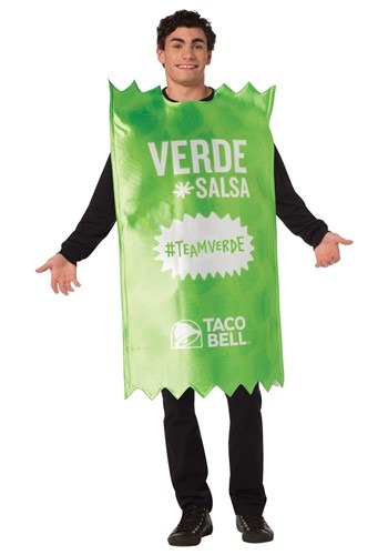 大人用 Verde Taco Bell Sauce Packet Taco Bell コスチューム メンズ コスプレ 衣装 男性 仮装 男性用 イベント パーティ 学芸会 ギフト プレゼント