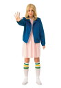 Stranger Things Eleven w/ Blue Jacket 大人用 コスチューム レディース コスプレ 衣装 女性 仮装 女性用 イベント パーティ 学芸会 ギフト プレゼント(3)