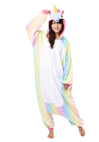 ＼20日 5%OFF & P2倍／大人用 Rainbow ユニコーン 着ぐるみ コスチューム レディース コスプレ 衣装 女性 仮装 女性用 イベント パーティ 学芸会 ギフト プレゼント