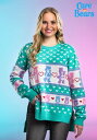 Women's Hi-Lo PAxA Ugly Christmas Sweater fB[X RXv ߑ   p Cxg p[eB w| Mtg v[g