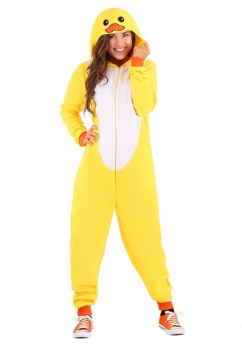 Yellow Duck Onesie for 大人用s レディース コスプレ 衣装 女性 仮装 女性用 イベント パーティ 学芸会 ギフト プレゼント