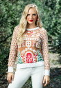 Women's Gingerbread House Ugly Christmas Sweater レディース コスプレ 衣装 女性 仮装 女性用 イベント パー...