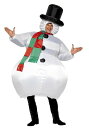 Inflatable Snowman コスチューム for 大人用s メンズ コスプレ 衣装 男性 仮装 男性用 イベント パーティ 学芸会 ギフト プレゼント