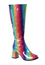 Women's Rainbow Gogo ブーツ ハロウィン コスプレ 衣装 仮装 小道具 おもしろい イベント パーティ ハロウィーン 学芸会 学園祭 学芸会...