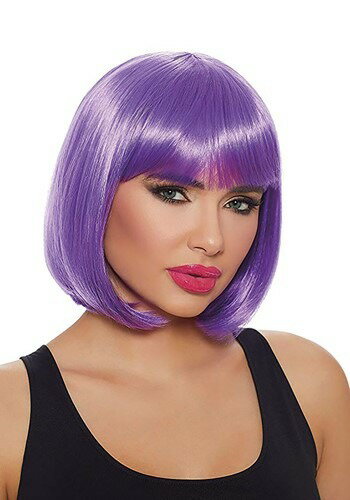 Women's Purple Short Bob ウィッグ ハロウィン コスプレ 衣装 仮装 小道具 おもしろい イベント パーティ ハロウィーン 学芸会 学園祭 学芸会 ショー お遊戯会 二次会 忘年会 新年会 歓迎会 送迎会 出し物 余興 誕生日 発表会 バレンタイン ホワイトデー
