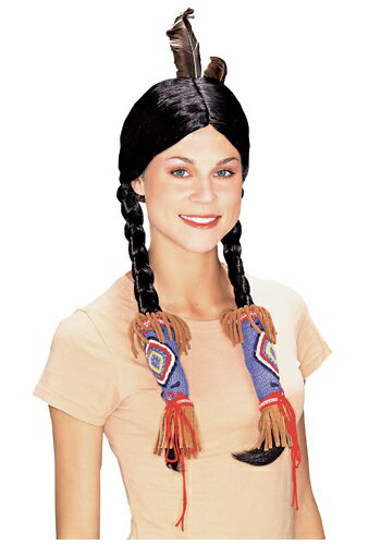 大人用 Pocahontas ウィッグ ハロウィン コスプレ 衣装 仮装 小道具 おもしろい イベント パーティ ハロウィーン 学芸会 学園祭 学芸会 ショー お遊戯会 二次会 忘年会 新年会 歓迎会 送迎会 出し物 余興 誕生日 発表会