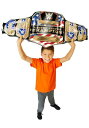 Airnormous WWE USA Championship Title ベルト for キッズ ハロウィン コスプレ 衣装 仮装 小道具 おもしろい イベント パーティ ハロウィーン 学芸会