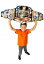 Airnormous WWE USA Championship Title ベルト for キッズ ハロウィン コスプレ 衣装 仮装 小道具 お..