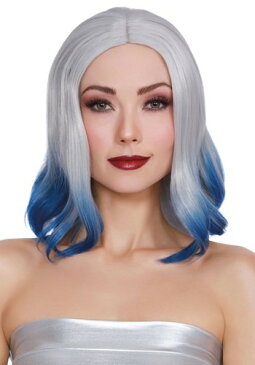 Grey/Blue Dip Dye ウィッグ ハロウィン コスプレ 衣装 仮装 小道具 おもしろい イベント パーティ ハロウィーン 学芸会 学園祭 学芸会 ショー お遊戯会 二次会 忘年会 新年会 歓迎会 送迎会 出し物 余興 誕生日 発表会 バレンタイン ホワイトデー