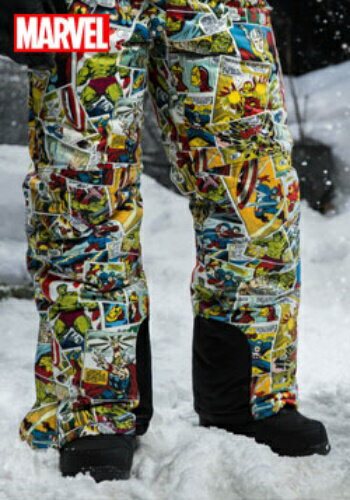 ޡ٥ Comic Print Snow Pants ϥ ץ   ƻ ⤷ ٥ ѡƥ ϥ...