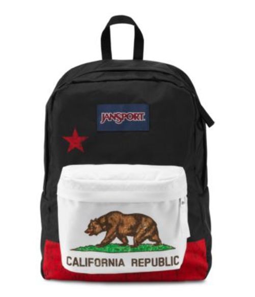 ジャンスポーツ JANSPORT SUPERBREAK BACKPACK RED NEW CALIFORNIA REPUBLIC バッグ 鞄 リュックサック バックパック リックサック リュック かばん カバン