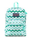 ジャンスポーツ JANSPORT SUPERBREAK BACKPACK AQUA DASH ZOU BISOU バッグ 鞄 リュックサック バックパック リックサック リュック かばん カバン