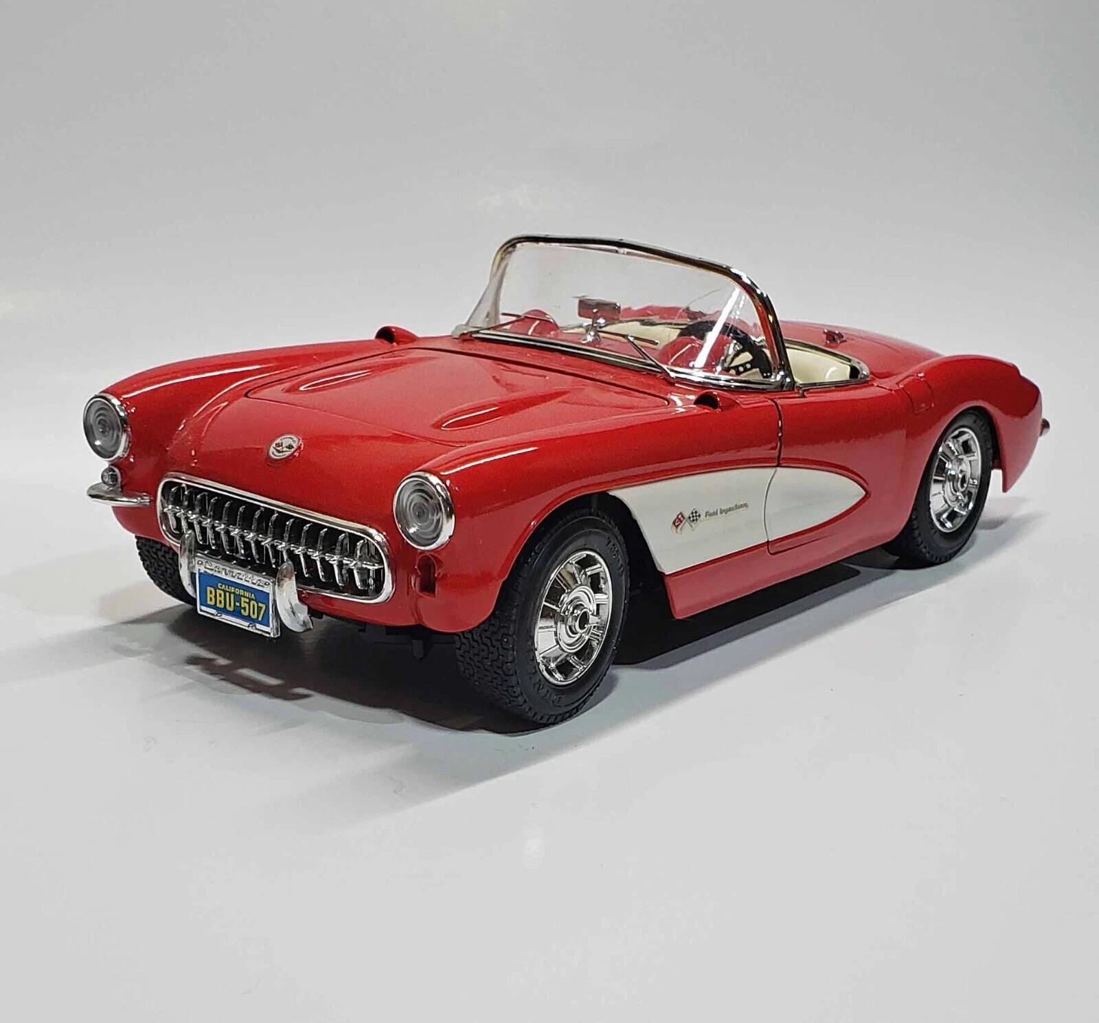 ラッキー 1957 Corvette 1/18 スケール | ダイキャストカー ダイキャスト 車のおもちゃ 車 おもちゃ コレクション ミニチュア ダイカスト モデルカー ミニカー アメ車 ギフト プレゼント