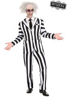 Beetlejuice Suit コスチューム for Men ハロウィン メンズ コスプレ 衣装 男性 仮装 男性用 イベント パーティ ハロウィーン 学芸会 学園祭 学芸会 ショー お遊戯会 二次会 忘年会 新年会 歓迎会 送迎会 出し物 余興 誕生日 発表会 バレンタイン ホワイトデー