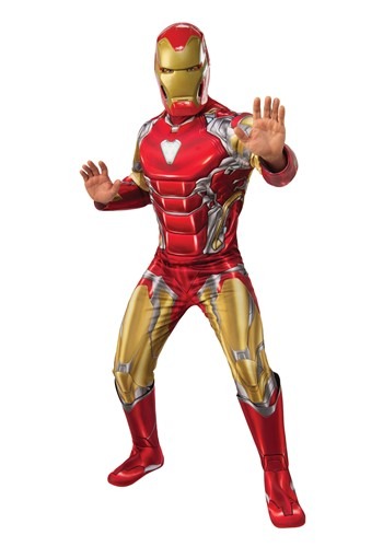 アベンジャーズ Endgame デラックス Iron Man Men 039 s コスチューム ハロウィン メンズ コスプレ 衣装 男性 仮装 男性用 イベント パーティ ハロウィーン 学芸会