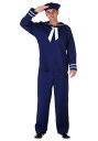 【店内全品P5倍】大人用 Blue Sailor コスチューム ハロウィン メンズ コスプレ 衣装 男性 仮装 男性用 イベント パーティ ハロウィーン 学芸会 学園祭 学芸会 ショー お遊戯会 二次会 忘年会 新年会 歓迎会 送迎会 出し物 余興 誕生日 発表会 バレンタイン ホワイトデー