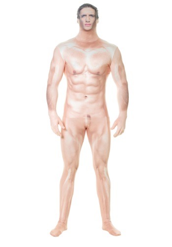 楽天Mars shopNaked セクシー Man Faux Real Morphsuit 大人用 コスチューム ハロウィン メンズ コスプレ 衣装 男性 仮装 男性用 イベント パーティ ハロウィーン 学芸会