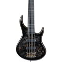 MTD ZX 5-String Fretless Electric Bass Guitar Transparent Black Ebonol Fretboard x[XM^[ GNgbNx[X