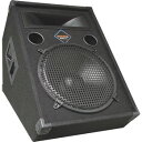 125W RMS powered cabinet15"""" driver5"""" x 15"""" compression piezo horn3 channel inputs w/ independent gainsMaster volume treble and bass controlsPower and clipping LEDs