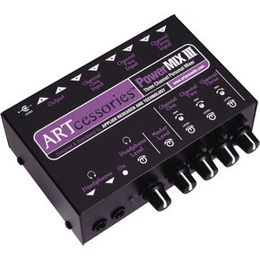 ART PowerMIX III - 3 Channel Personal Mixer ライブサウンド スピーカー ミキサー ART PowerMIX III - 3 Channel Personal Mixer ライブサウンド スピーカー ミキサー