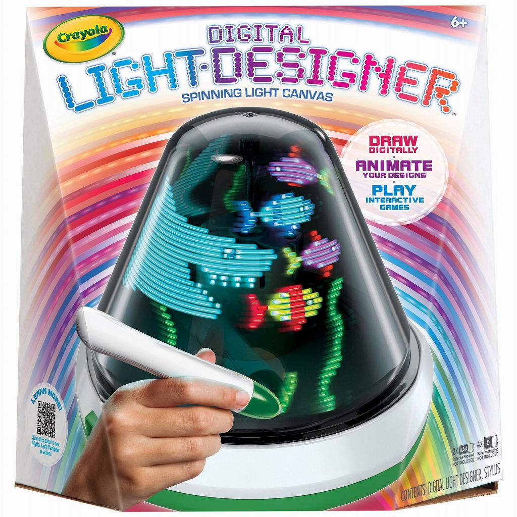 Crayola クレオラ ライトデザイナー| 誕生日 プレゼント 玩具 おもちゃ ギフトプレゼント ライト LED 光る 動く ペン 絵 お絵描き おえかき お絵かき 贈り物 こども 子供 子ども