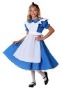チャイルド デラックス Alice コスチューム クリスマス ハロウィン 子ども コスプレ 衣装 仮装 こども イベント 子ども パーティ ハロウィーン 学芸会