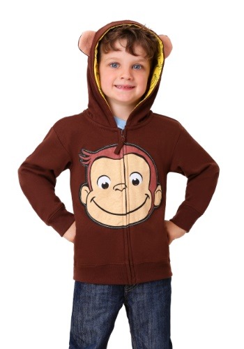 ボーイズ Curious George Hoodie クリスマス ハロウィン 子ども コスプレ 衣装 仮装 こども イベント 子ども パーティ ハロウィーン 学芸会 学園祭 学芸会 ショー お遊戯会 二次会 忘年会 新年会 歓迎会 送迎会 出し物 余興 誕生日 発表会