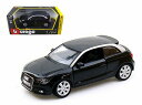 Bburago ブラーゴ 1/24 スケール Audi アウディ A1 Black ダイキャストカー ダイキャスト 車のおもちゃ 車 おもちゃ コレクション ミニチュア ダイカスト モデルカー ミニカー アメ車 ギフト プレゼント