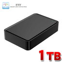 ★4/24 20時～ 全品ポイント5倍★ 外付けハードディスク 外付けHDD 1TB テレビ録画 Windows11対応 USB3.0 shelter MAL31000EX3-BK FFF SMART LIFE CONNECTED 旧MARSHAL