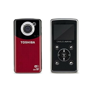 東芝 TOSHIBA ビデオカメラCamileo Air10 PA3906U-1C1R SDカード4GB付き wi-fi HDMI フルHD コンパクト