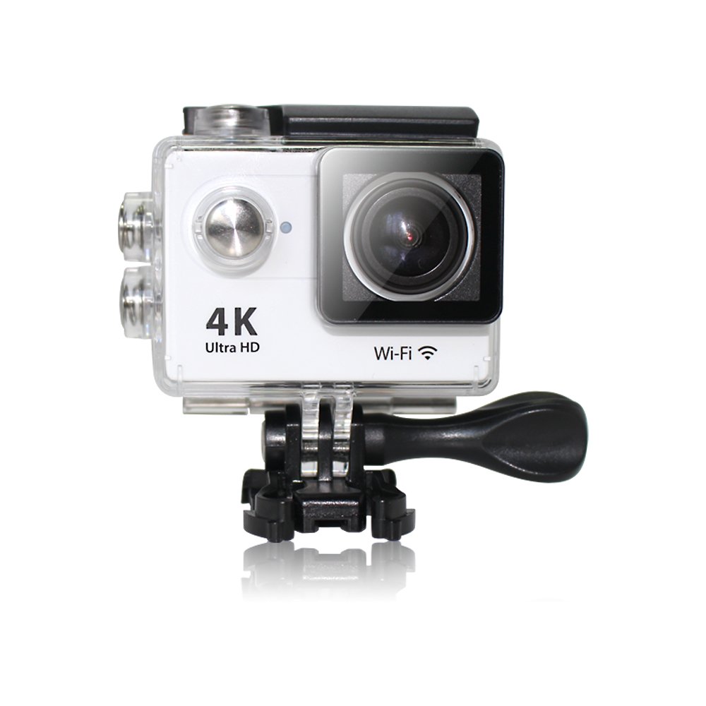 4K 動画 アクションカメラ 防水 wifi 対応 HDMI 出力搭載 広角170°スポーツカメラ Sports Action Cam ホワイトMARSHAL MAL-FW