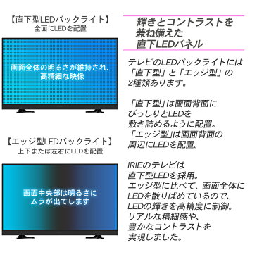 【エントリーでポイント5倍】液晶テレビ 24型 24V型 IRIE(アイリー) 外付けHDD対応 録画機能ハイビジョン 壁掛け 留守録 ジェネリック 寝室 子供部屋 キッチン MAL-FWTV24-S