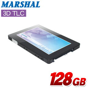 ★4/24 20時～ 全品ポイント5倍★ 内蔵SSD 128GB 7mm厚 3D TLC NAND SATA 6Gb/s 2年保証 MARSHAL MAL2128SA-LS3DL