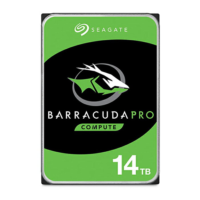 SEAGATE 内蔵ハードディスク 3.5インチ 14TB BarraCuda Pro7200rpm SATA 256MB ST14000DM001【メーカーリファブ】