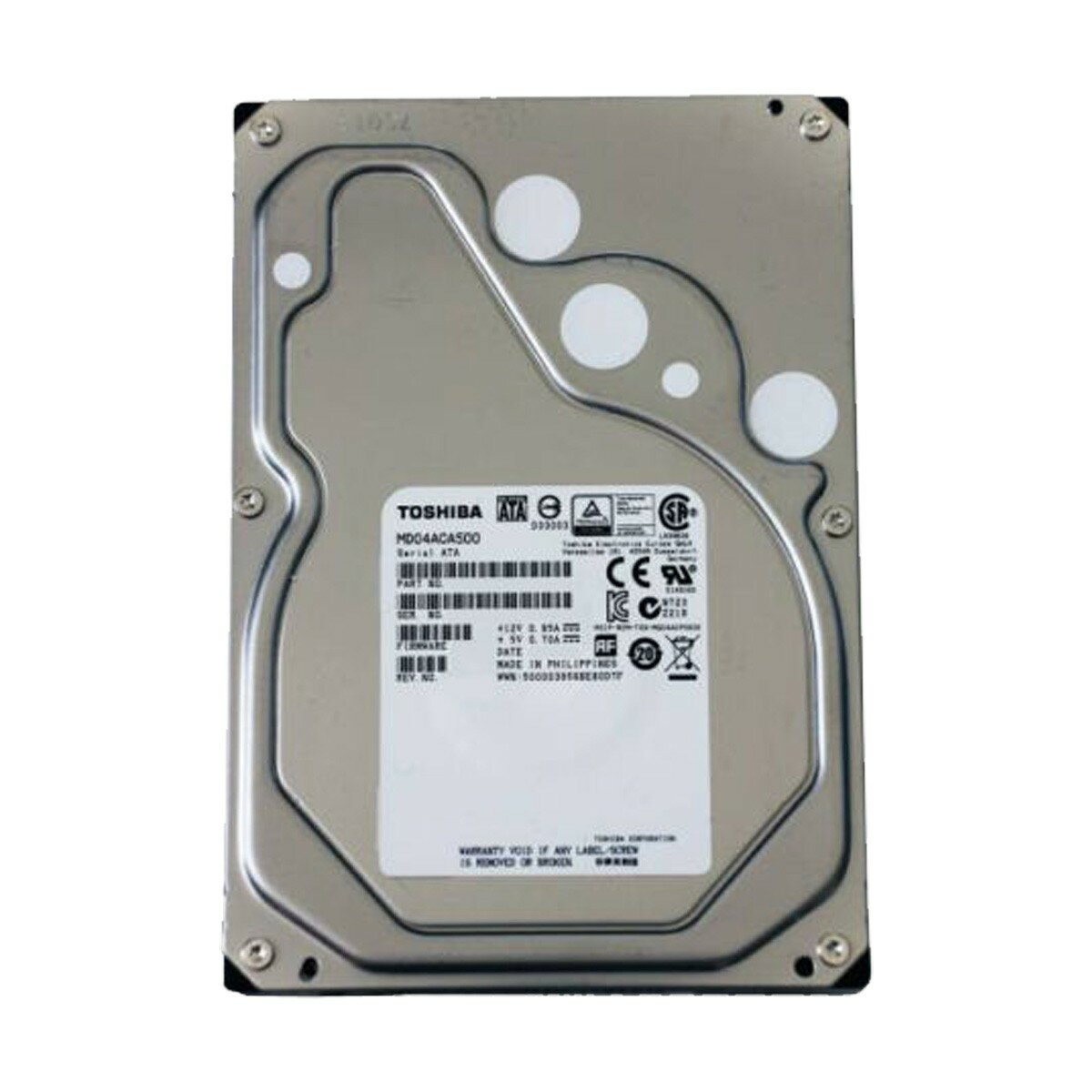 東芝 HDD 5TB 3.5インチ SATA 512e MD04ACA500